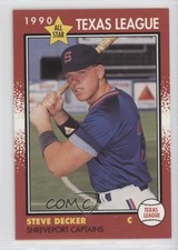 1990 Grand Slam Texas League All-Stars Steve Decker #24