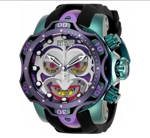 Invicta Reserve DC Comics Joker Swiss Quartz Chrono Strap Limited Watch26950 - Picture 1 of 4