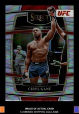 2022 Panini Select UFC Concourse Silver Prizm Ciryl Gane #47