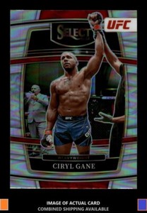 2022 Panini Select UFC Concourse Silver Prizm Ciryl Gane #47