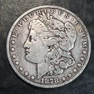 1878 7 TF Reverse of 1878 Morgan Dollar - Scansioni di alta qualità #N468 - Foto 1 di 2