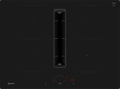 Neff V57PHQ4C0, Induktionskochfeld mit Dunstabzug, flächenbündig, 70 cm, schwarz - Bild 1 von 4