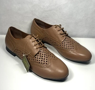 Lo último Comfort Concept Carly Para Mujer Talla US 9 Brogue Oxford Zapatos de Cuero Marrón Foto 1 de 4