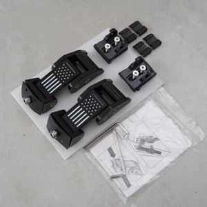 10pcs Aluminum Hood Locking Latch Catch Kit For Jeep Wrangler JL JLU 2018-2024 . - Picture 1 of 10