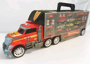 DICKIE TOYS Truckkoffer Feuerwehr ab 3 Jahren 27 teilig Autos Helikopter Lkw - Bild 1 von 13
