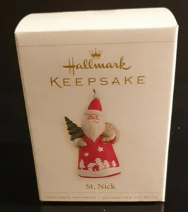 Hallmark Keepsake St. Nick Santa Weihnachtsmann Ornament Neu OVP - Bild 1 von 4
