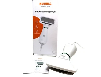 KUBIA Mascota Perro Gato Novio 2/1 Secador Afeitador Cepillo Acero Inoxidable 2 Ajustes de Temperatura Foto 1 de 2