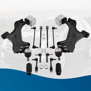 12x Front Lower Control Arms Sway Bar Tie Rods for Chevy Equinox 2010 2011-2017 - Picture 1 of 10