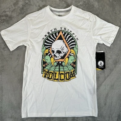 Volcom Men's Skull Short Sleeve Tee Size Medium - Image 1 of 4