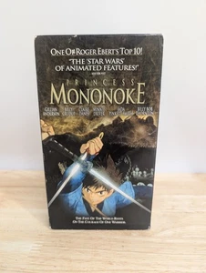 Princess Mononoke (VHS, 2000) Studio Ghibli Anime Movie  - Picture 1 of 6