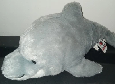 Ganz Webkinz Dolphin Plush Gray Toy Stuffed Animal BottleNose Soft Sea No Code - Image 1 of 3