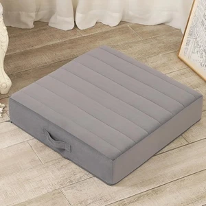 22 inches Meditation Floor Pillow, Square Large Floor Cushions for Adults, Thick - Picture 1 of 8