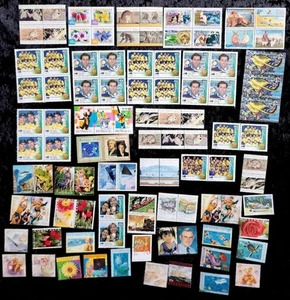 Bulk MINT 100 x .45c Australia Stamps - Blocks, Pairs, Triplets F/V $35 PERFECT - Picture 1 of 8