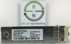 SET BESTEHEND AUS 10x Arista SFP-10G-SR XVR-00001-02 10GBase-SR SFP+ Transceivern - Bild 1 von 4