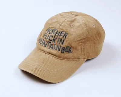 Gorra de Béisbol DSQUARED2 Vintage "Mother Fuckin Mountaineer" Terciopelo Pana Beige Foto 1 de 4