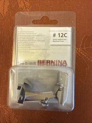 Genuine Bernina Tricot, Bulky Overlock Foot #12C - 9mm - 4-eye - New-Style - Image 1 of 4