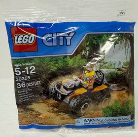 LEGO City Jungle ATV 30355 Poly Bag Polybag 4 Wheeler UTV 4x4 Sealed New RETIRED