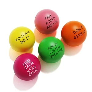 Stress Balls (5 Pack) for Kids and Adults - Stress Relief Balls with Motivati... - Picture 1 of 7