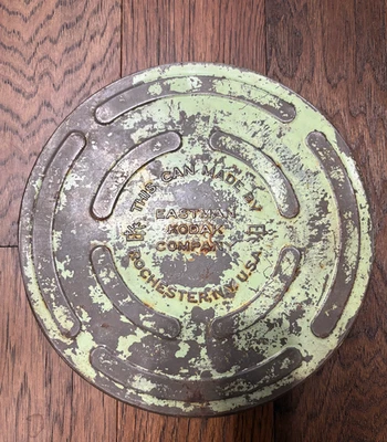 Carrete de película Eastman Kodak vintage bote de película de metal EE. UU. vacío 📽️ Foto 1 de 3