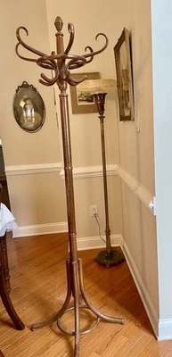 Mid-Century European Wood Coat Rack - Image 1 of 4