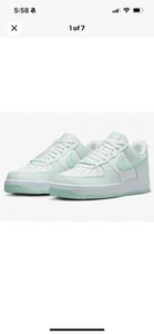 Nike Air Force 1 Low '07 Mint Foam Barely Green White FZ4123-394 Mens Size 11.5 - Picture 1 of 7