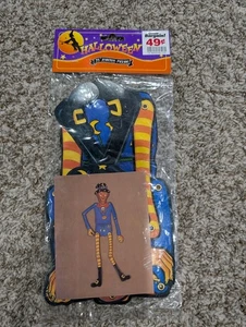 Vintage Y2K Halloween Dekoration Trick or Treat 25" Gelenkfigur Vogelscheuche - Bild 1 von 1