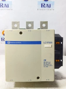 TELEMECANIQUE LC1F500 TESYS F CONTACTOR 500A 3 POLE 600VAC 3PHASE (WITHOUT COIL) - Picture 1 of 10