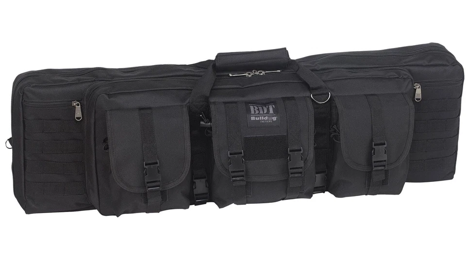 Bulldog Double Tactical Rifle Case Polyester Canvas 43 Inch Black - Image 1 of 1