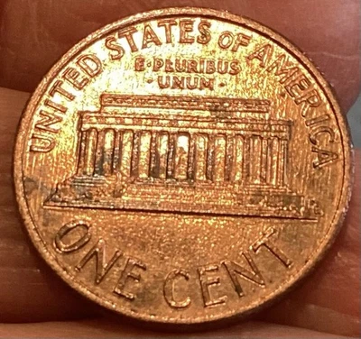 1992 D Lincoln Memorial Cent, Doubled Die, Close AM - Image 1 of 4