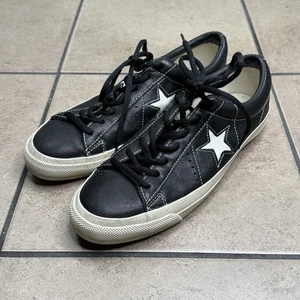 John Varvatos Converse One Star Men’s Size 11 Low Black Turtledove Leather - Picture 1 of 19