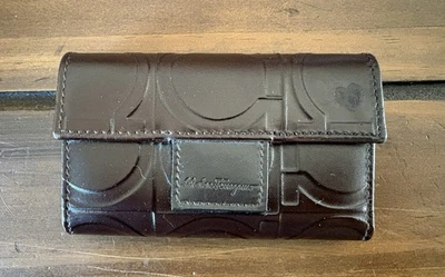Salvatore Ferragamo Brown Key Case - See Details - Image 1 of 4
