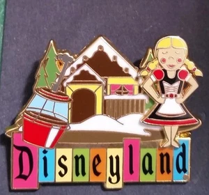 Prendedor 3D Disneyland Disney Retro Carpa Skyway Chica Suiza Chalet - Imagen 1 de 1