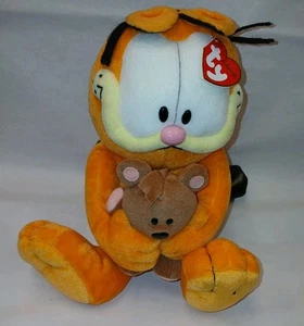 Ty Classic Garfield & Pooky Best Friends Forever Plush New - Picture 1 of 8