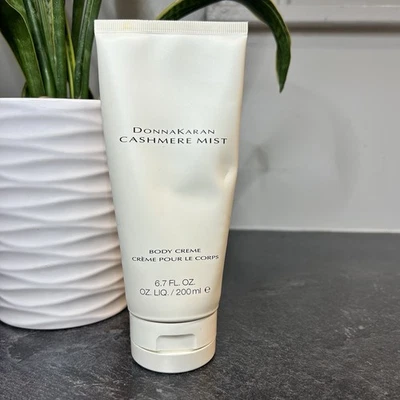 NEW Donna Karan Cashmere Mist BODY CREME 6.7 oz RARE Full Size - Image 1 of 4