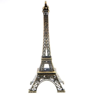 Decorazione souvenir in metallo modello Torre Eiffel di Parigi 18 cm - Imagen 1 de 6