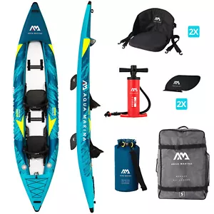 Aqua Marina Steam-412 Inflatable Kajak Aufblasbares Kayak Kanu Boot 2 Personen - Bild 1 von 11