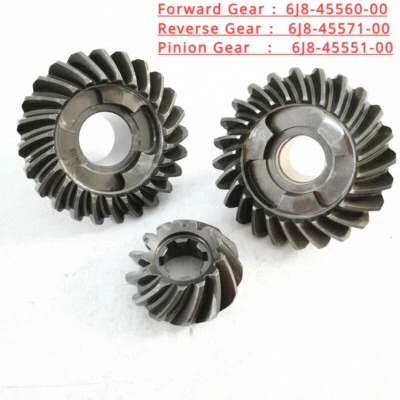 Forward Reverse Pinion Gear 25HP 30HP For YAMAHA 6J8-45551-00 6J8 45560 4557100/ - Image 1 of 4