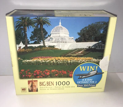 sealed Jigsaw Puzzle 1000 Pieces Golden Gate Park Conservatory Big Ben NEW - Image 1 of 4