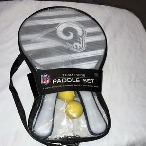 NFL Rams Team Pride Paddle Set Beach Tailgate Parties Carrying Bag Brand New - Picture 1 of 19
