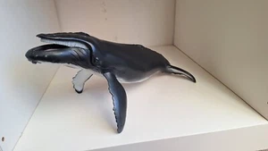 Figura de juguete de ballena jorobada vida marina PAPO grande enorme juego usado 11" largo móvil - Imagen 1 de 20
