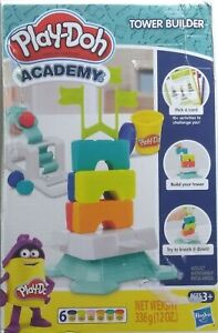 Play-Doh Academy Tower Builder 6 boîtes 3 ans et plus - Neuf