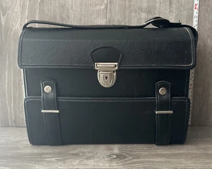 FUNDA BOLSA CÁMARA MARSAND Grande Negra De Colección con Correa para el Hombro Naranja Terciopelo (MM) - Imagen 1 de 7