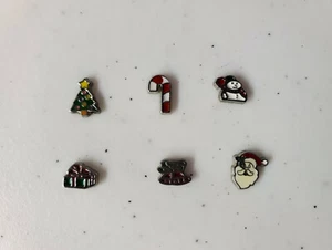 Lot of 6 Authentic Origami Owl Christmas Holiday Charms - Bild 1 von 7