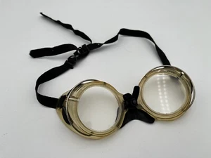 Vintage WILLSON Goggles Glasses Safety Cup Steampunk Motorcycle - Picture 1 of 7