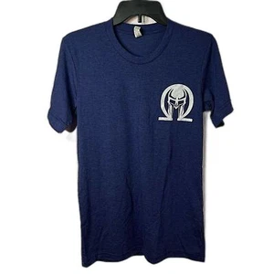 Canvas Men’s Premium Ultra Thin Molon Labe Blue Graphic T-Shirt Size Small NEW! - Picture 1 of 6