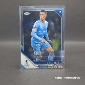Topps Chrome UCL 2021/22 129 Phil Foden Manchester City - Bild 1 von 2