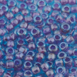 Toho Rocailles 6/0 Lila Gefüttert Aqua 15g 10107020 - Bild 1 von 2