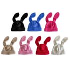 Girls Plush Hat Outdoor Hiking Hat Pullover Winter Camping Hat