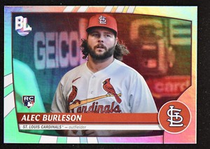 2023 Big League Base Uncommon Rainbow Foil #201 Alec Burleson - Cardinals
