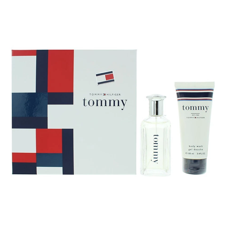 Tommy Hilfiger Tommy 2 Piece Gift Set: EDT 50ml - Body Wash 100ml For Men - Image 1 of 1